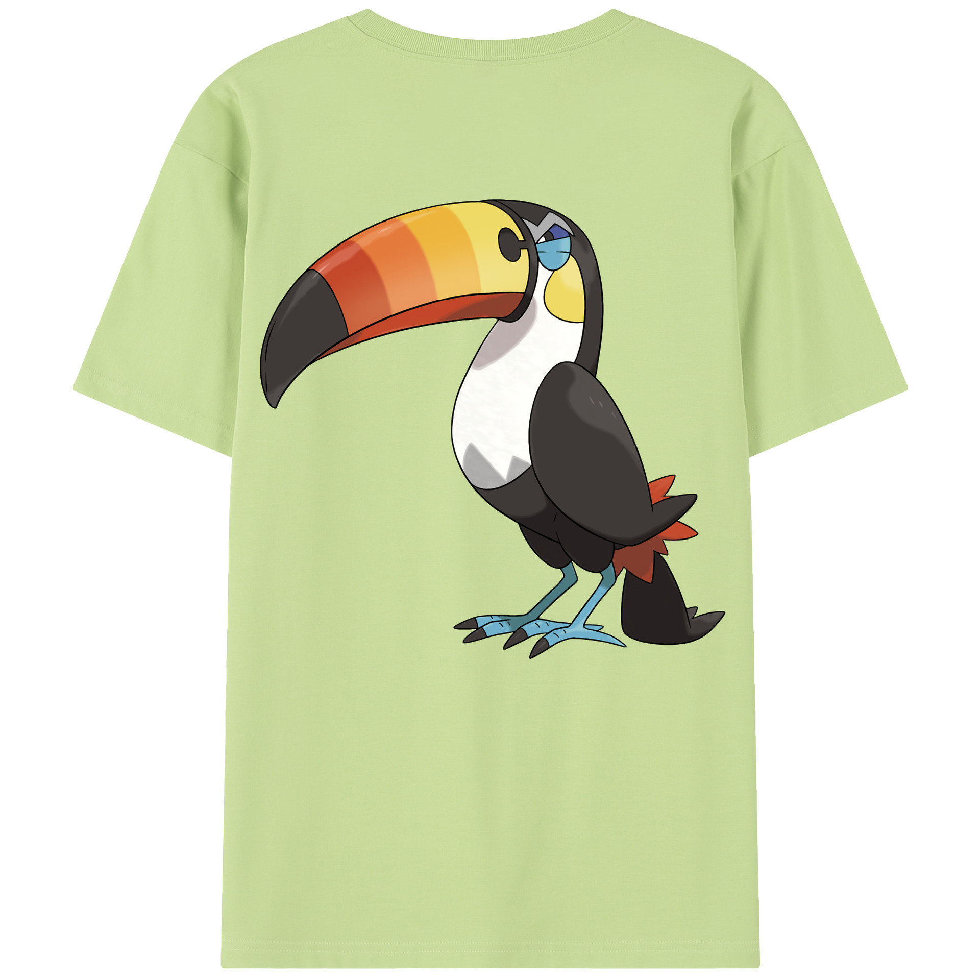 （画像用） ポケットモンスター Pokémon 綿100％半袖Tシャツ（背面プリント）